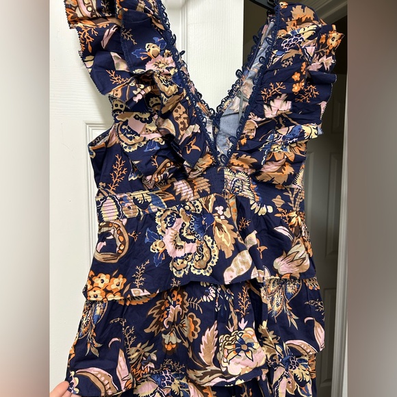 NWT Anthropologie Sleeveless Ruffled A-Line Mini Dress | Size XL - Picture 6 of 14